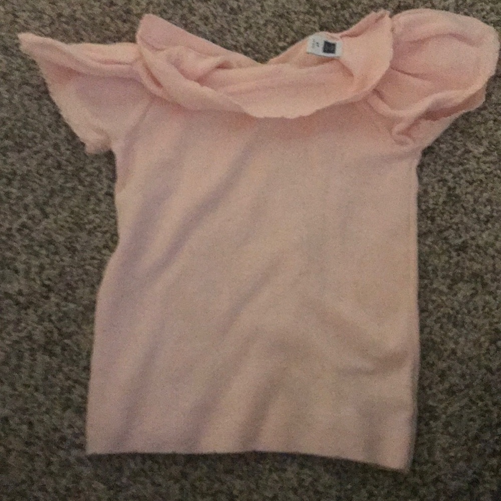 Janie and Jack pink shirt 2T
